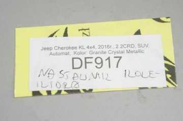 DF917 JEEP CHEROKEE KL 2.2CRD SEŘIZOVACÍ KOLEKTORU