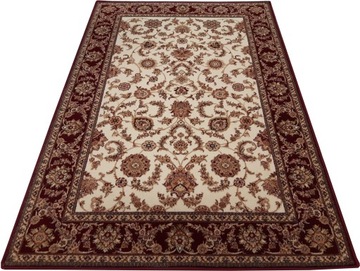 Dywan wełniany ISFAHAN 200x300 ANAFI bursztyn bordo klasyczny 100% wełna