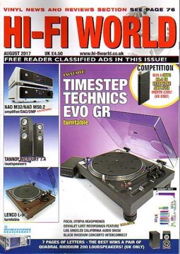 HI FI WORLD 8/2017 UK