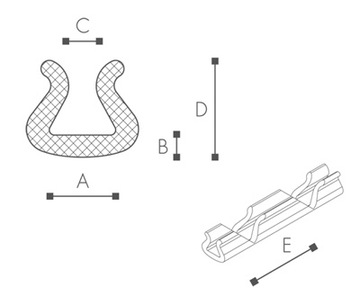 ЗАЩИТНЫЙ ПРОФИЛЬ Nomapack U MULTISHAPE 25-35 ПЕНА Isopak 150M