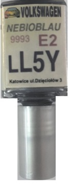 VW LL5Y E2 9993 NEBIOBLAU LAKIER ZAPRAWKA DO RYS