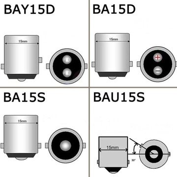 Лампа 24В BA15S 22 светодиода SMD P21W