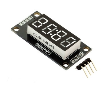 Wyświetlacz 7seg LED 4 cyfry TM1637 ARDUINO