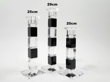 фото ориг. №2, Complete crystal candlestick makers 29+ 25+ 20cm (895)