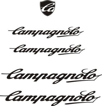 CAMPAGNOLO 145-2B czarne naklejki RÓŻNE KOLORY