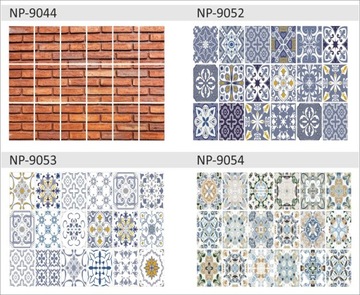 Naklejki na ścianę płytki kafelki schody 25x33cm