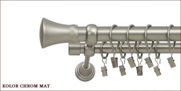 ДВОЙНЫЕ МЕТАЛЛИЧЕСКИЕ КАРДИНЫ 25/19 мм 400 см 4 м