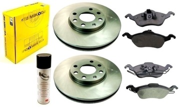 tarcze klocki OPEL ASTRA G II PRZÓD KPL koło na 4 śruby 256mm x 24mm