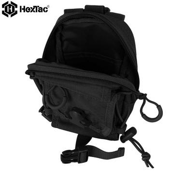 Сумка HEXTAC BELT MOLLE POUCH MIL-TEC POCKET, ЧЕРНЫЙ