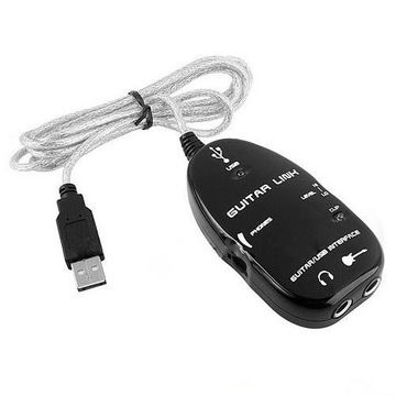 Гитарный USB-адаптер аудиоинтерфейса для гитарного ноутбука