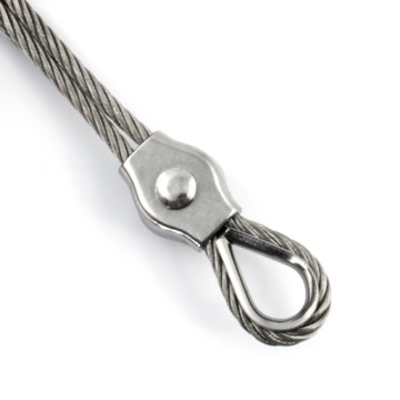 Зажим SINGLE INOX из нержавеющей стали кислотостойкий 4 мм 5 шт.