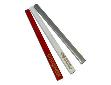 ołówki stolarskie reklamowe z grawerem logo 100szt