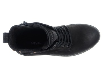 Badura trzewiki buty 4590-F czarne, skóra 41