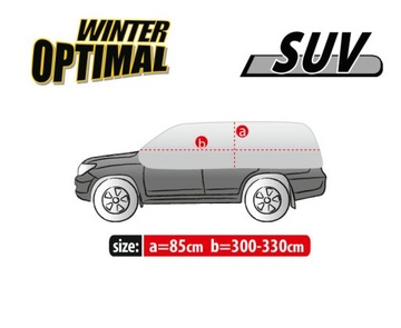 MOCNA Półplandeka przeciwszronowa SUV 300-330cm