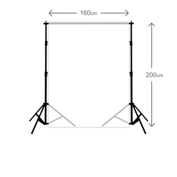 ZESTAW statyw do TŁA teł teleskopowa BELKA 300x230