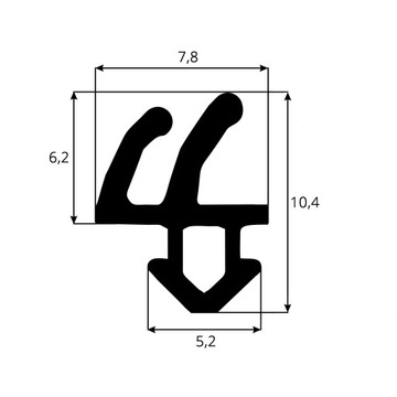 фото ориг. №2, Gasket to windows pvc rehau s-1388 300mb