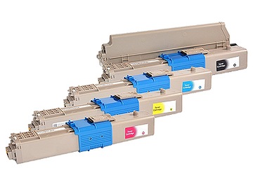 4x TONER DO OKI C301 C301DN C321DN MC332 MC342