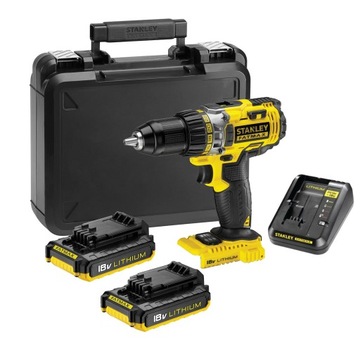 Wiertarko-wkrętarka Stanley FMC600D2 18V 2.0AH