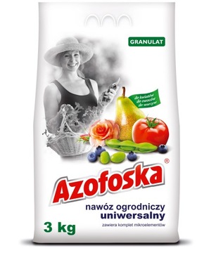 AZOFOSKA NAWÓZ UNIWERSALNY GRANULAT ORYGINALNY 3kg