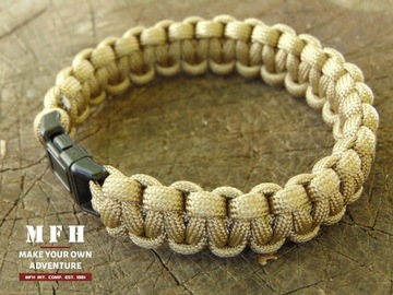 фото ориг. №4, Bracelet rope paracord 19mm coyote size m