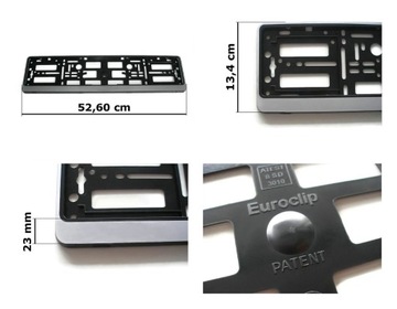 Серебряные рамки с надписью KIA под навеской.