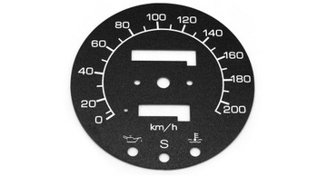 Honda VT1100C Shadow 1995-00 Tarcza Zegara CZARNA