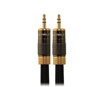 КАБЕЛЬ JACK 3,5 мм — Jack 3,5 CX HJ400 Hi Line, 1 м, СЕРЕБРЯНЫЙ ПРЕМИУМ, Hi-END AUDIO