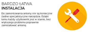 ВНУТРЕННЯЯ АНТЕННА DVB МАКС. ВЫХОД 36 дБ В/Г 360 ТВ FM