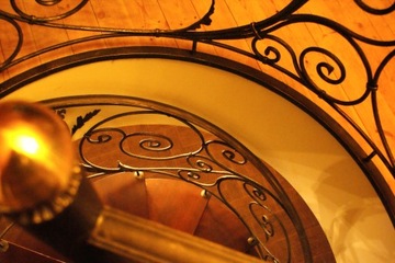 фото ориг. №4, Stairs curved internal forged balustrady forged