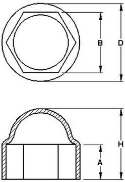 M10 — ГРАФИТ RAL 7016 — винт КРЫШКА — КЛЮЧ 17 — колпачок 50 шт.