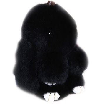 BRELOK KRÓLIK FUTRZANY RABIT POMPON KRÓLICZEK 2018