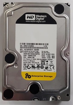 Dysk HDD 1000GB 1TB WD WD1002FBYS uszkodzony