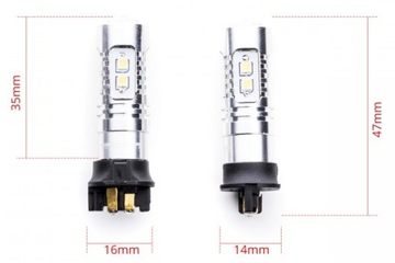 EPL224 PW24W ЛАМПОЧКИ 10SMD 2323 12/24В