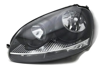 VW GOLF 5 V JETTA 03- REFLEKTOR LEWY NOWY CZARNY^