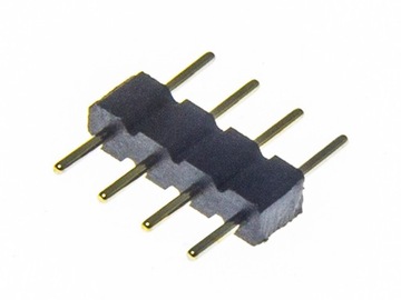 ZŁĄCZE łącznik KONEKTOR 4pin RGB 10mm do taśm LED