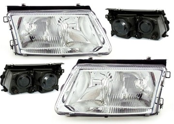 VW Passat B5 96-00 reflektory lampy H1+H7 L+P KPL.