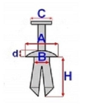 КРЫШКА PIN TOYOTA Previa Prius RAV4 10 ШТ.