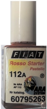 FIAT 112A ROSSO STARTER LAKIER ZAPRAWKA DO RYS ARA