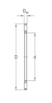 Axk 1110 return игла подшипник 50x70x3 ntn