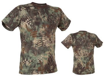 ФУТБОЛКА МУЖСКАЯ ПОД УНИФОРМУ, ХЛОПОК TEXAR CAMOUFLAGE GREEN SNAKE XL