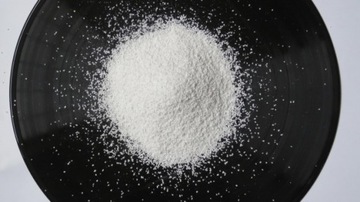 Искусственный снег белоснежный песок натуральный зернистый 1-2 мм 0,5 кг