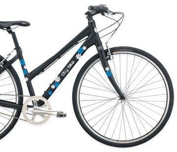 Naklejki Kwiatki Kwiaty Rower Miejski CITYBIKE 803