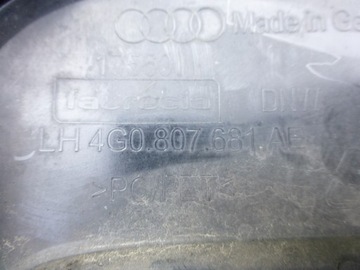 РЕШЕТКА БАМПЕРА AUDI A6 C7 4G0807681AE ЛЕВАЯ
