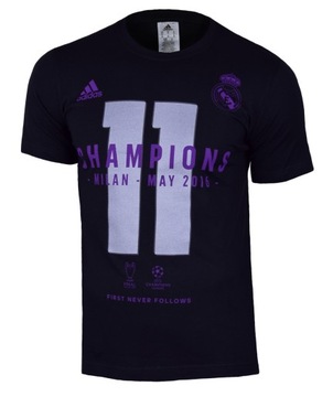 NOWA koszulka ADIDAS czarna REAL MADRYT r. S