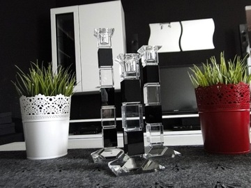 фото ориг. №10, Complete crystal candlestick makers 29+ 25+ 20cm (895)