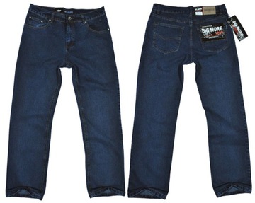 Spodnie męskie dżinsowe jeans Big More BM002 L30 pas 82 cm 32/30