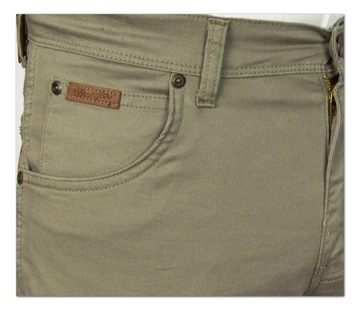 Wrangler Texas Light Olive spodnie Classic W31 L32