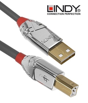 Lindy 36643 Линейный кабель USB 2.0 A-B Cromo — 3 м