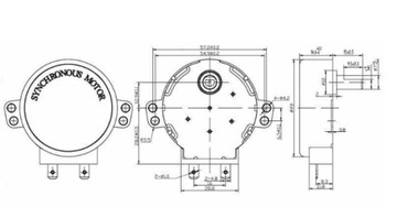 Мотор для микроволновой плиты SM-16T ZELMER CAN (4591)