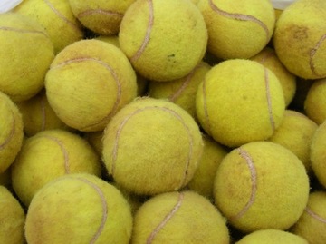 Фирменные теннисные мячи - б/у, цена за 24 шт.
